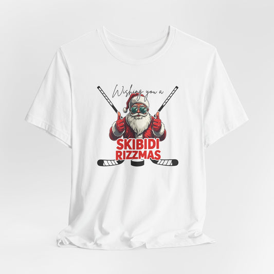 Skibidi Rizzmas Red Santa Shirt (Adult)