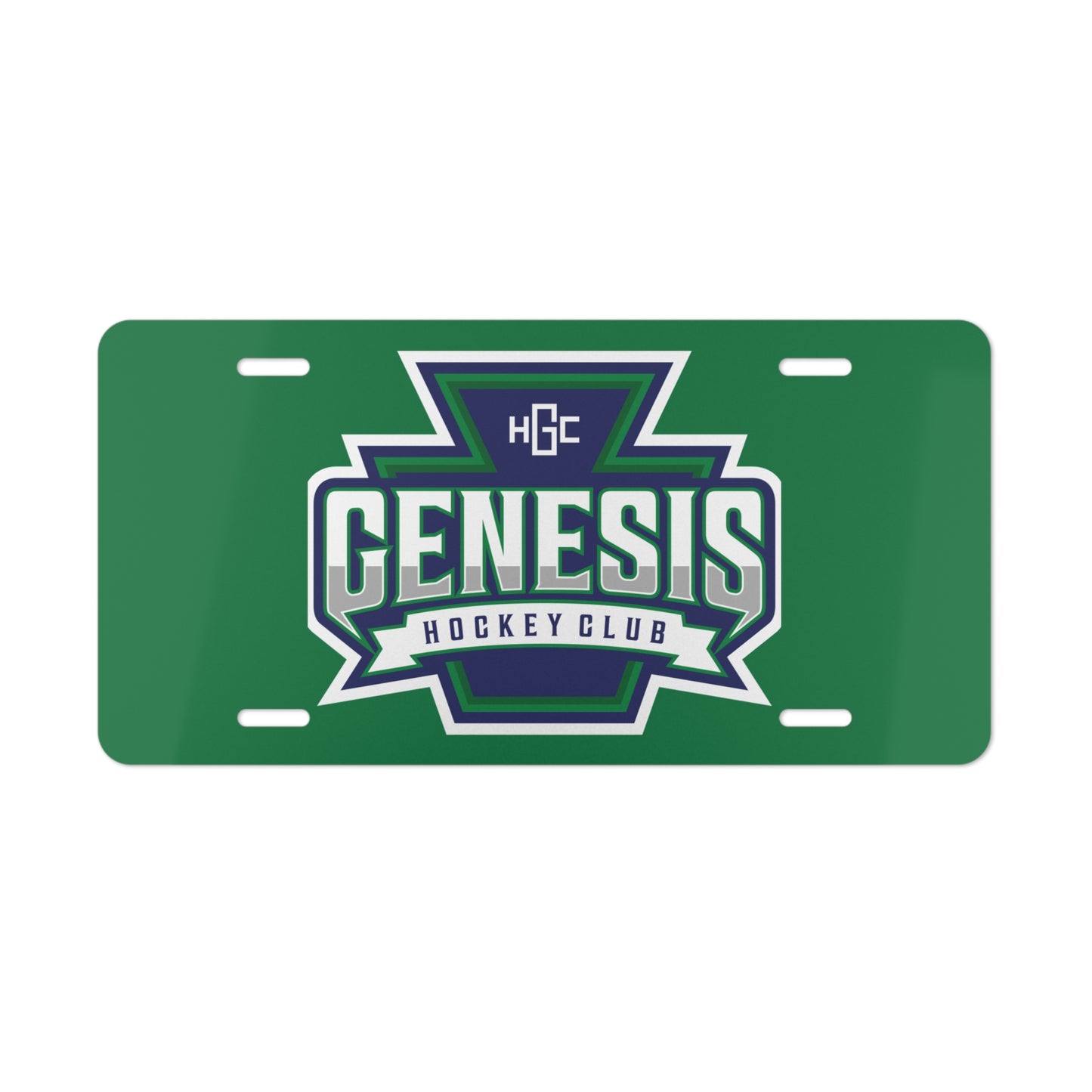 GENESIS Green Vanity Plate