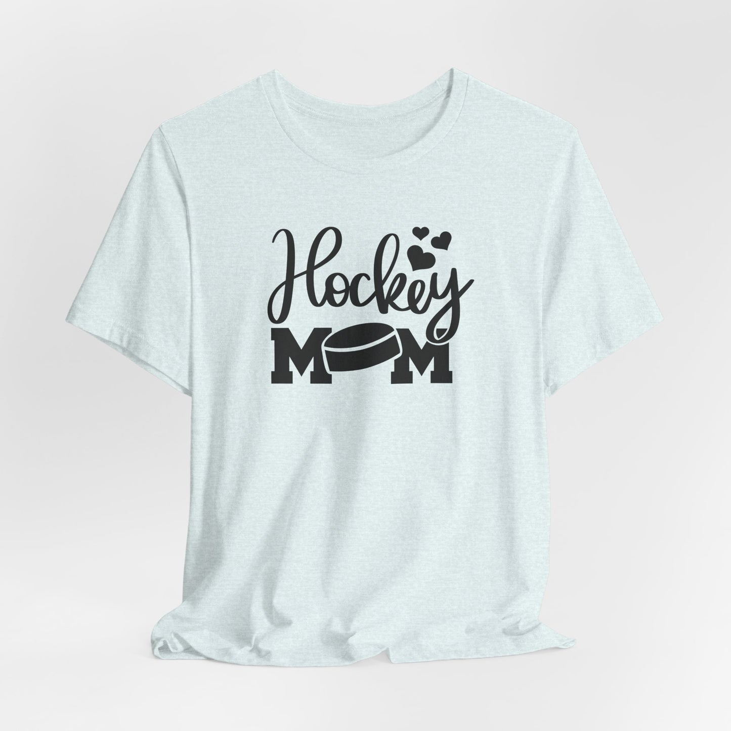 Hockey Mom Puck and Hearts T-Shirt