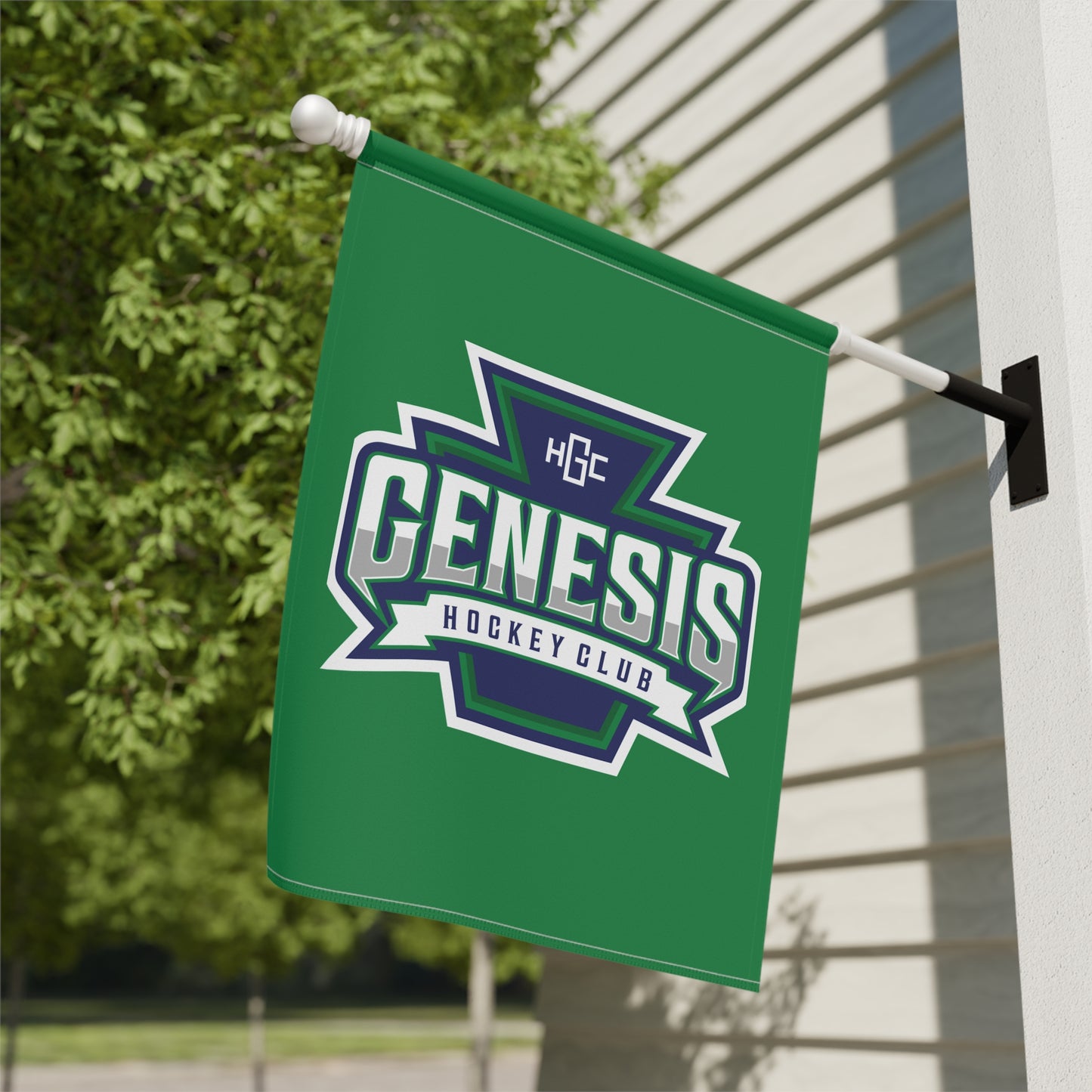 Genesis Hockey Club LARGE Fabric Flag (Keystone Logo)