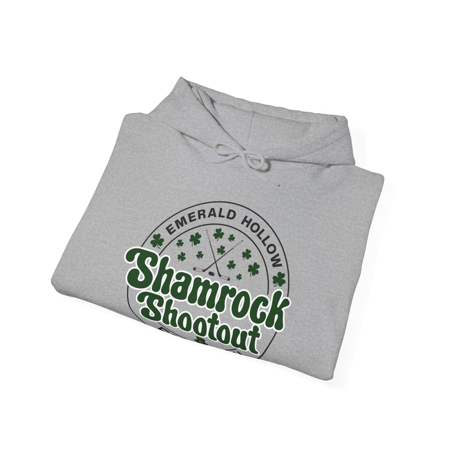 Shamrock Shootout St. Patrick's Day Ice Hockey Hooded Sweatshirt (Adult)