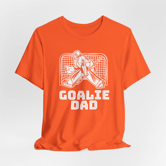 Goalie Dad Adult Ice Hockey T-Shirt