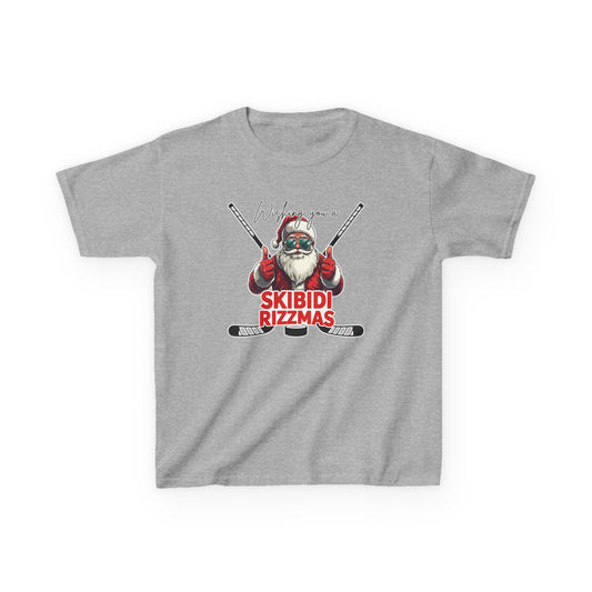 Skibidi Rizzmas RED Santa Shirt (Youth)