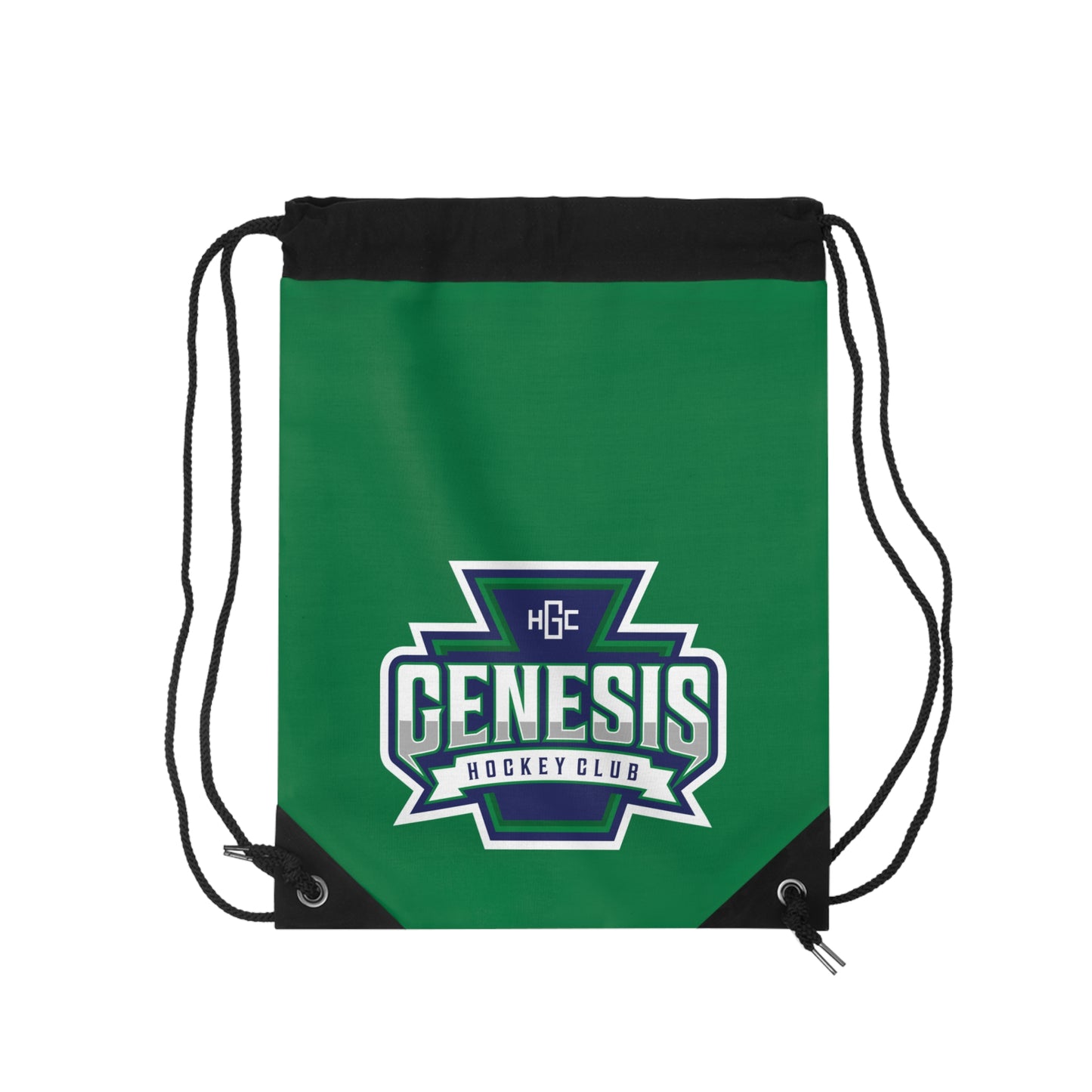 Genesis Premium Fabric Drawstring Bag with Interior Zipper Pocket