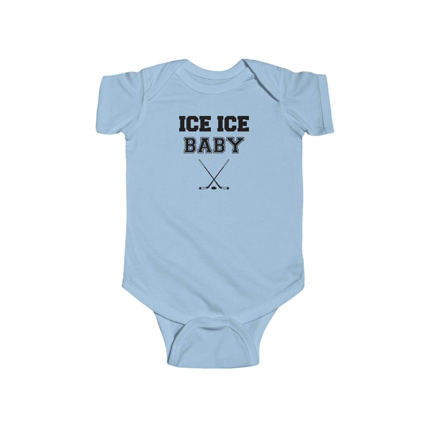 ICE ICE BABY Hockey Themed Baby Outfit