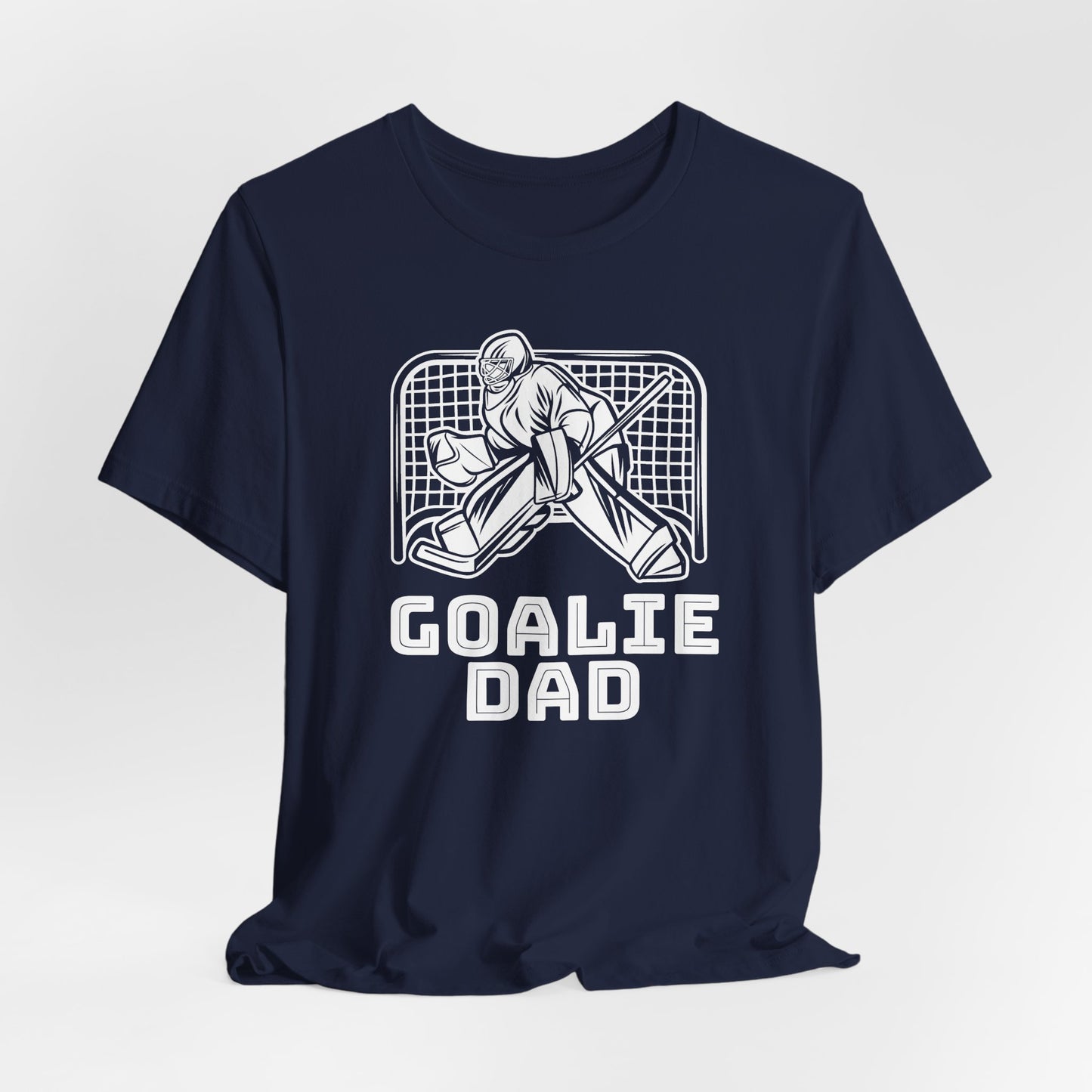 Goalie Dad Adult Ice Hockey T-Shirt