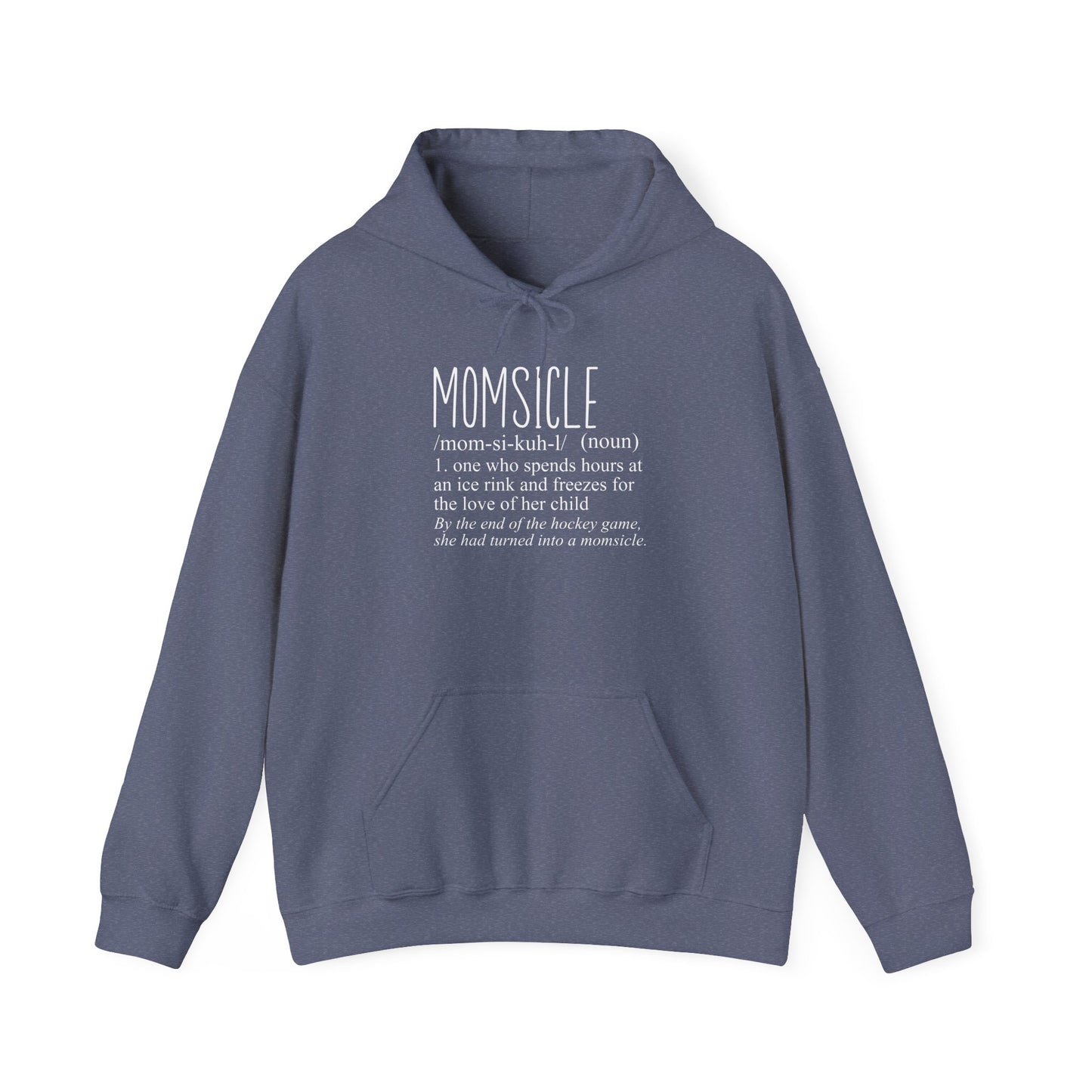 MOMSICLE Ice Hockey Mom Hoodie Sweatshirt