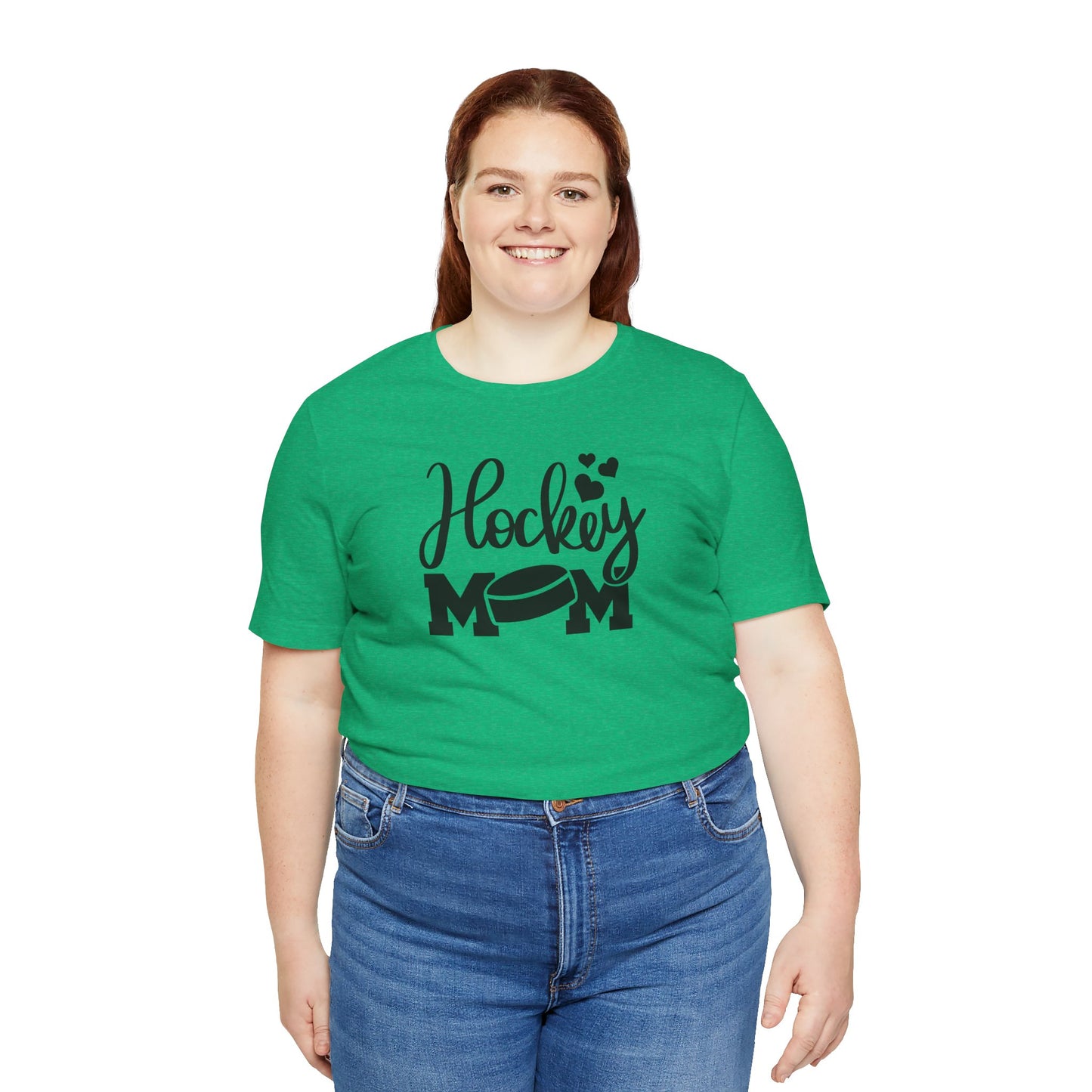 Hockey Mom Puck and Hearts T-Shirt