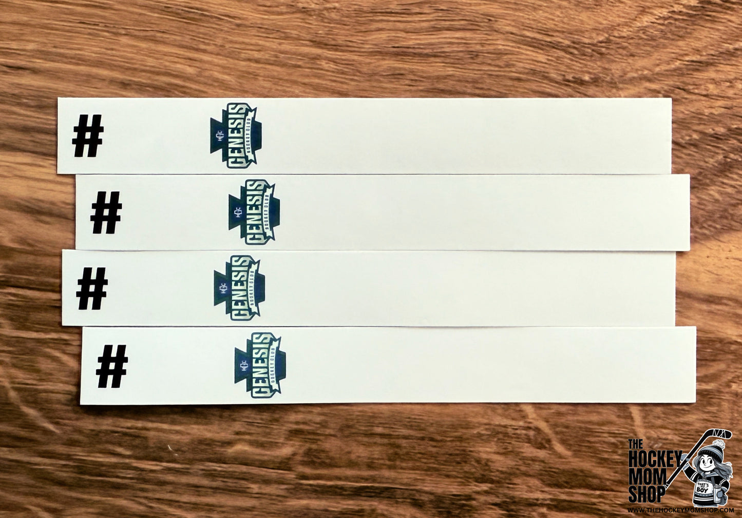 Genesis Hockey Stick Blank Name Stickers