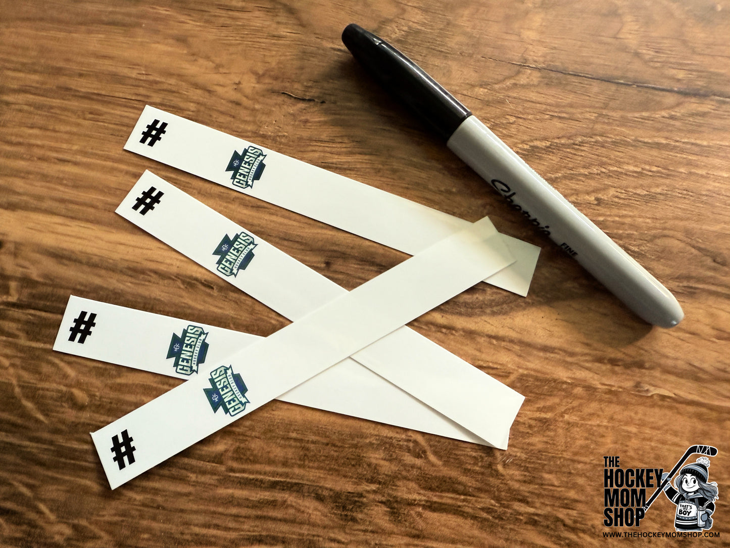 Genesis Hockey Stick Blank Name Stickers