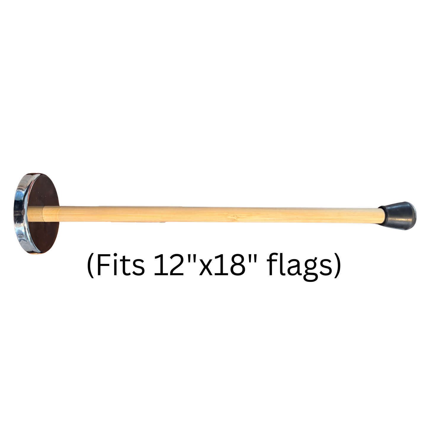 Magnetic Flag Holder for 12"x18" Flags – Perfect Add-On for Locker Room or Hotel Display!