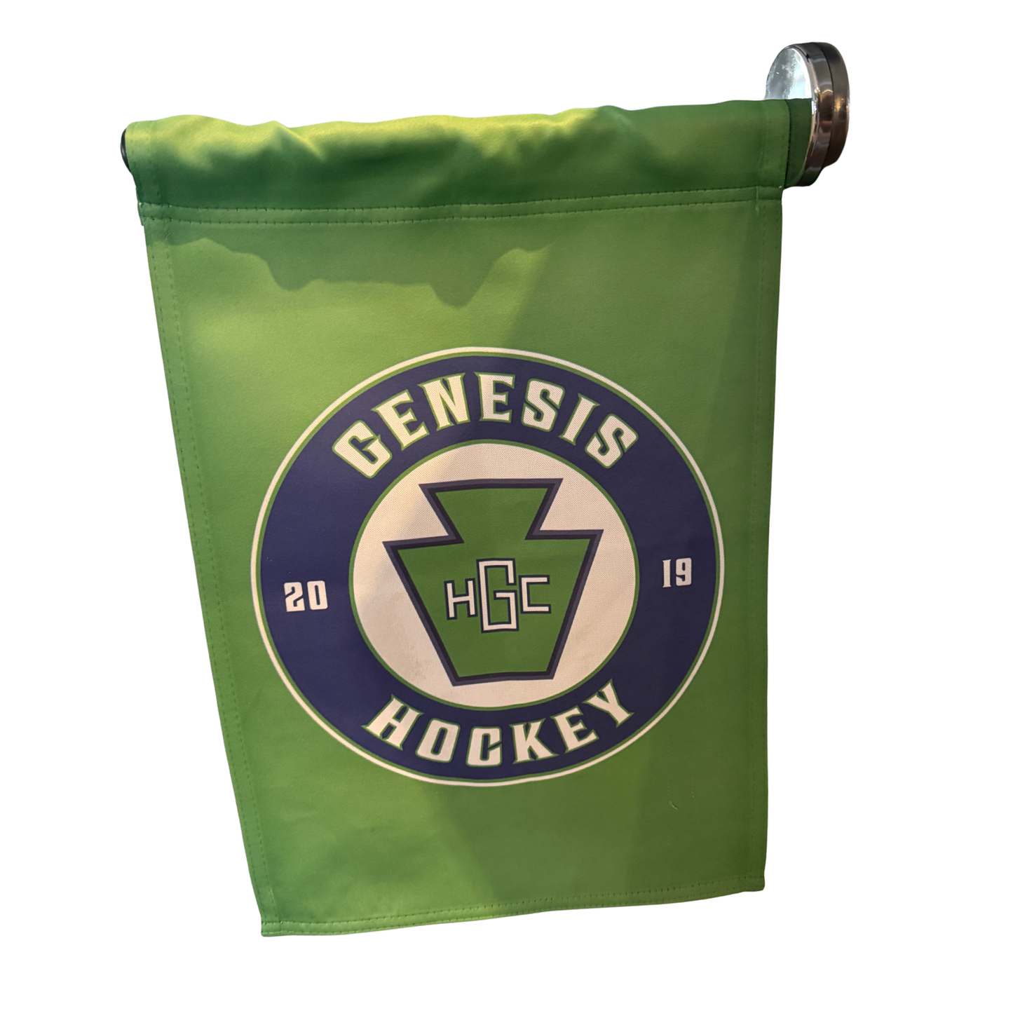 Magnetic Flag Holder for 12"x18" Flags – Perfect Add-On for Locker Room or Hotel Display!