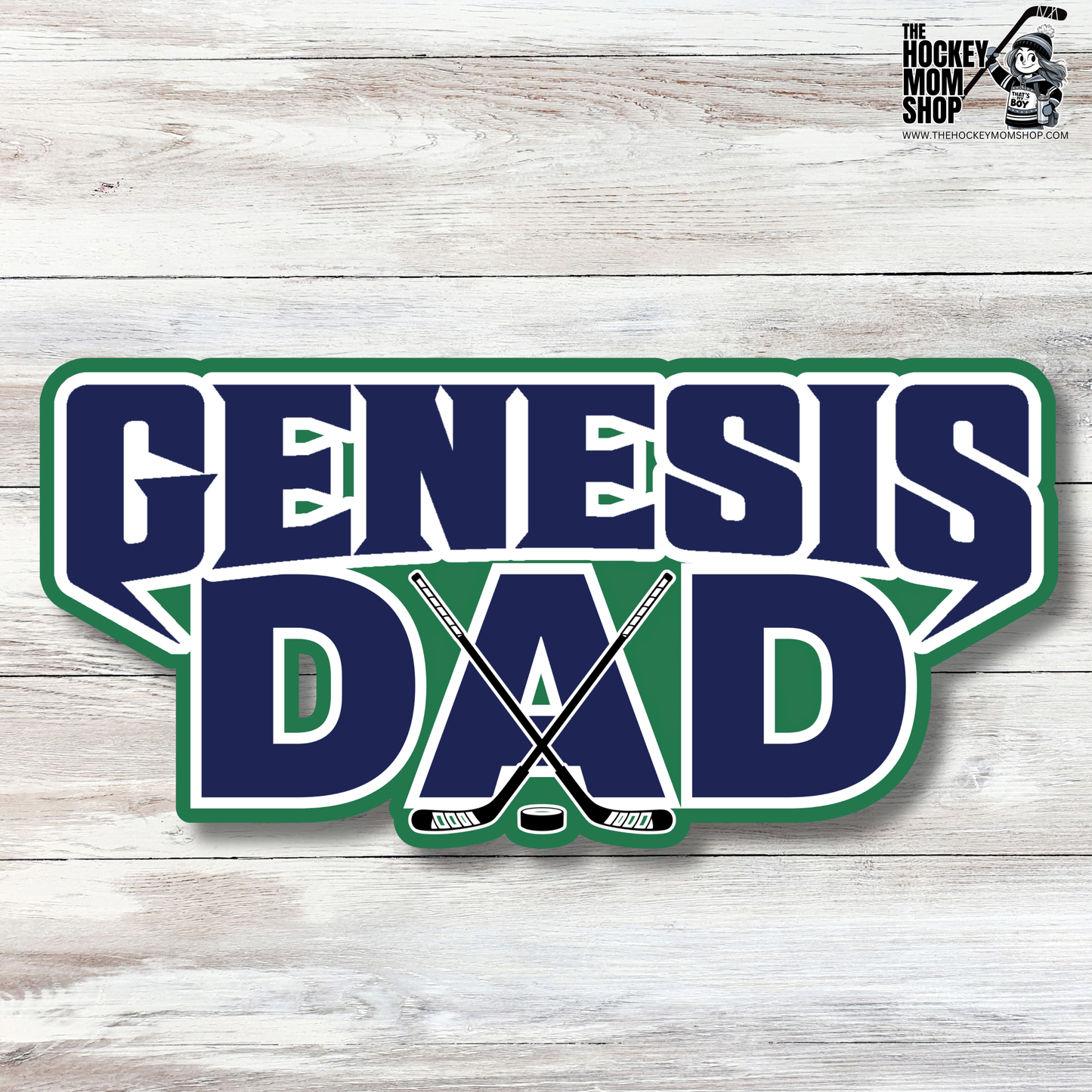 Genesis Dad Vinyl Sticker