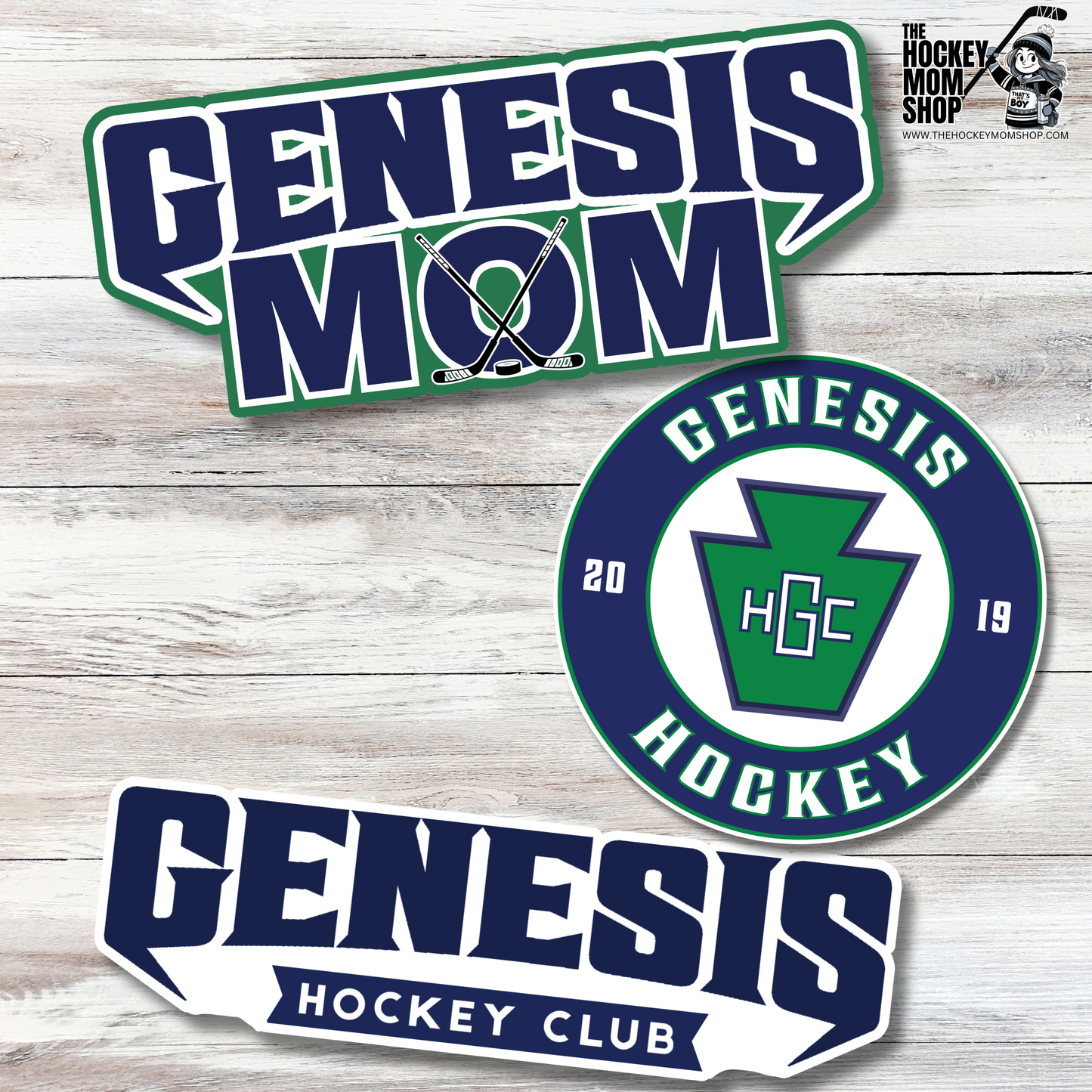 Genesis MOM Vinyl Sticker PACK