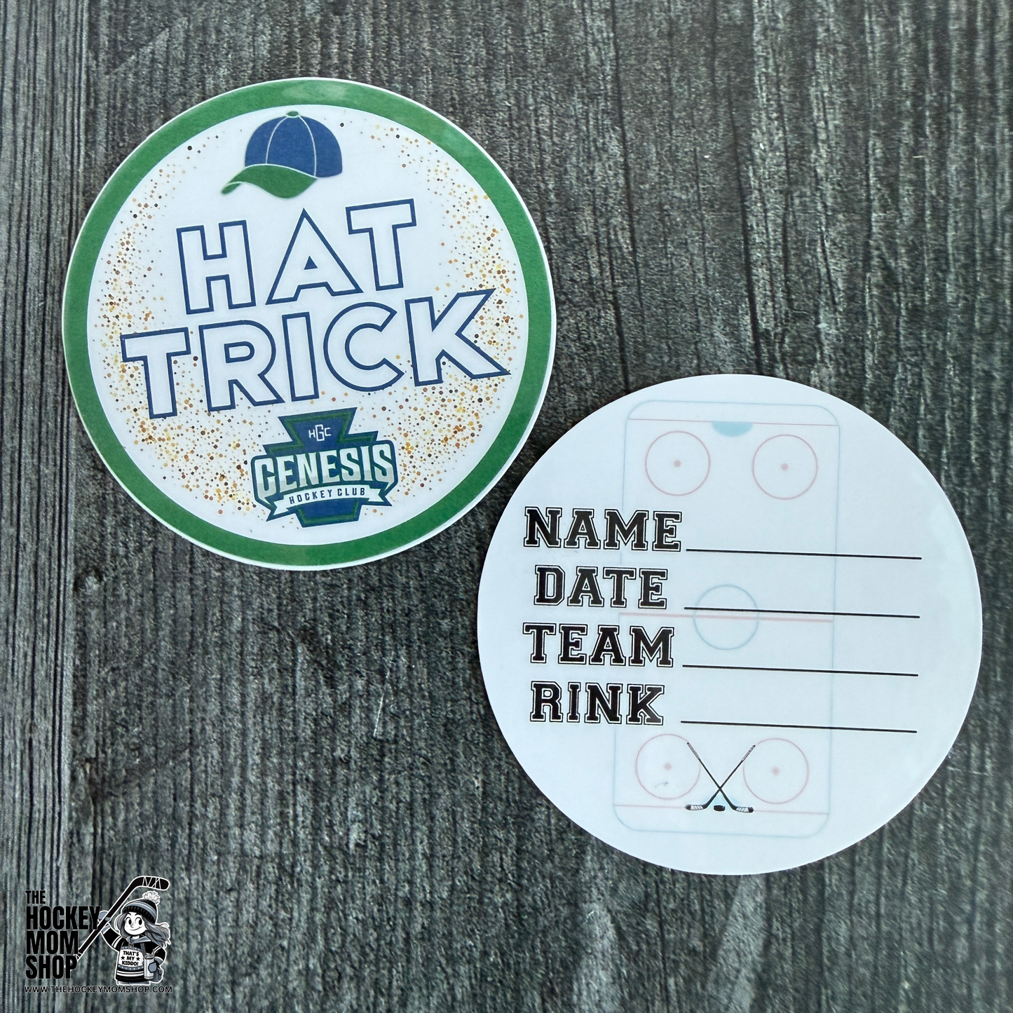 Hat Trick Puck Sticker Pack (Genesis)