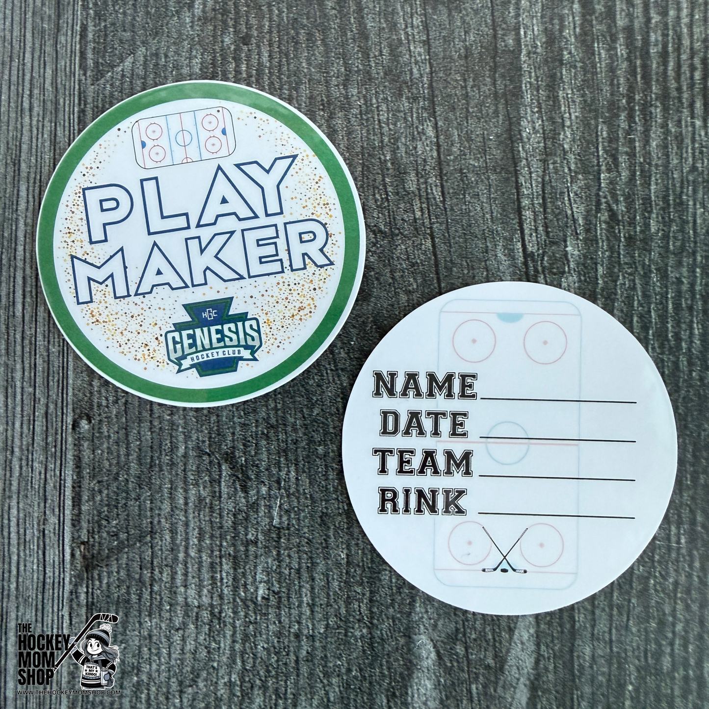 Play Maker Puck Sticker Pack (Genesis)