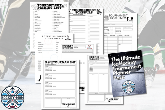 Ultimate Ice Hockey Tournament Printable Planner Pack