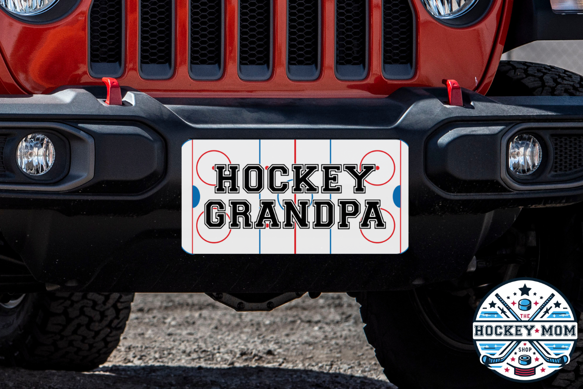 Hockey Grandpa Vanity Plate