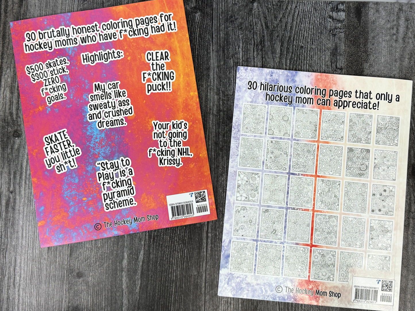 CYBER WEEK SALE: Hockey Mom Coloring Books B1G1 HALF OFF!