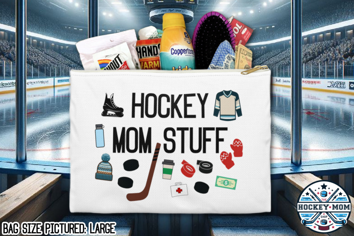 Hockey Mom Stuff Survival Kit Zipper Pouch Bag