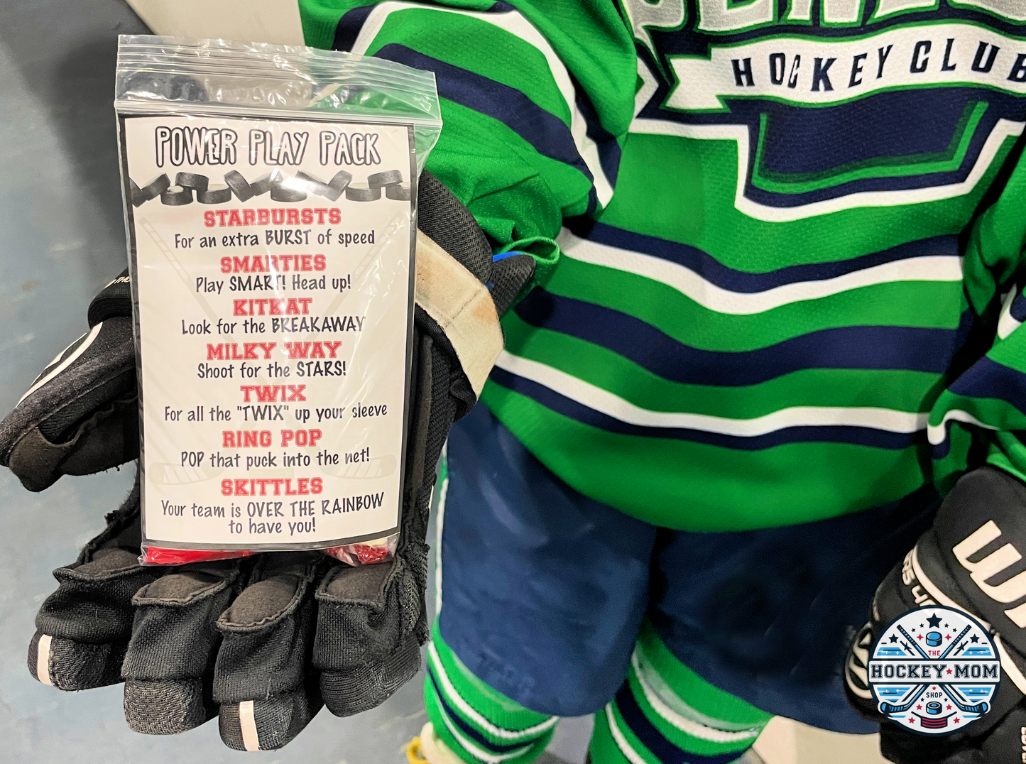 Printable ICE HOCKEY Candy Survival Kit Cards