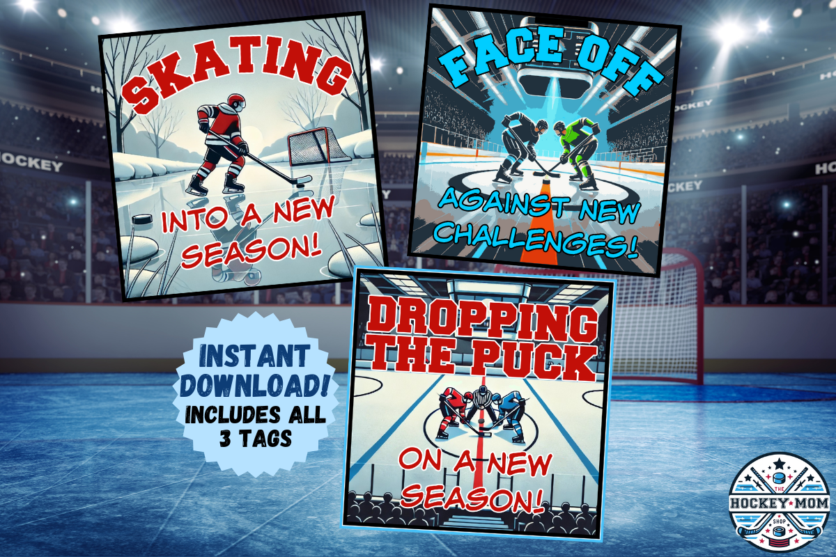 NEW SEASON Ice Hockey Printable Gift Tags