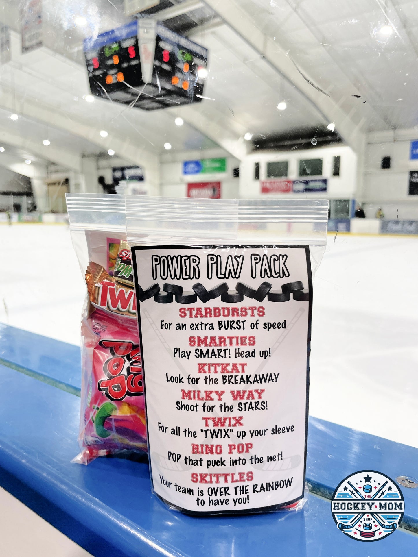 Printable ICE HOCKEY Candy Survival Kit Cards