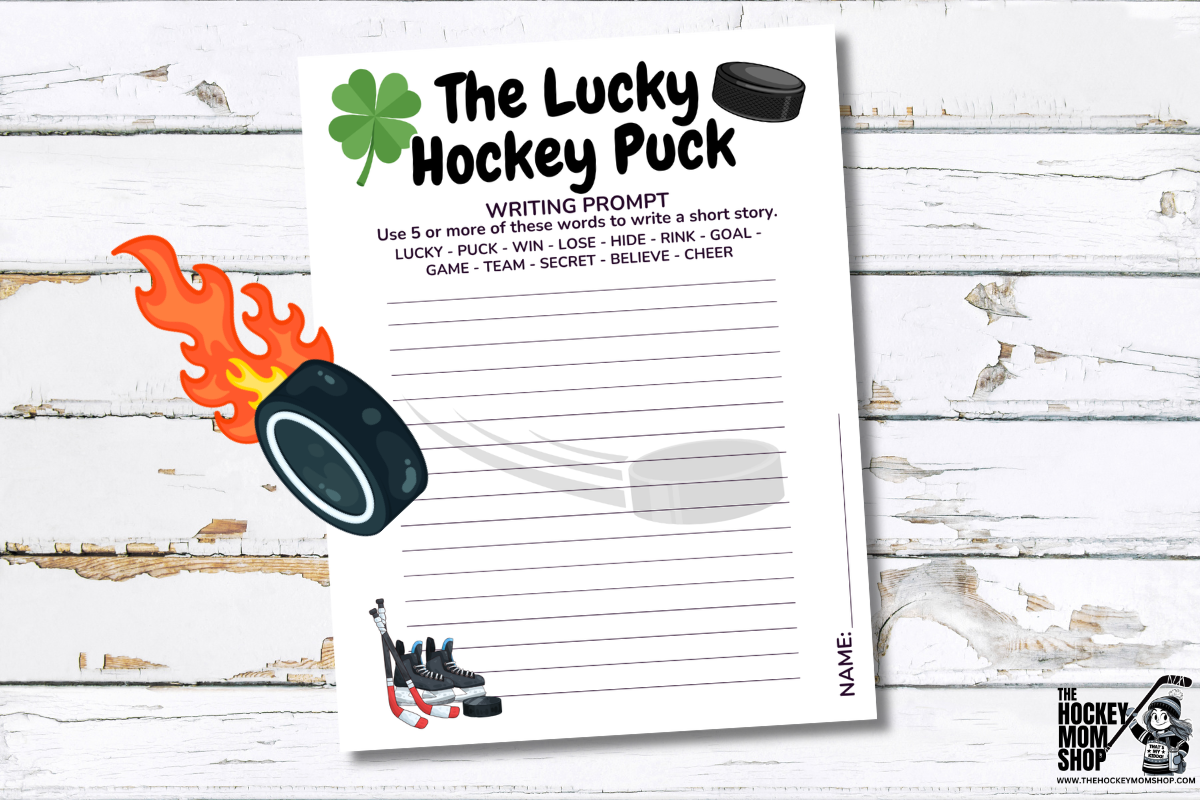 The Lucky Hockey Puck Writing Prompt Printable