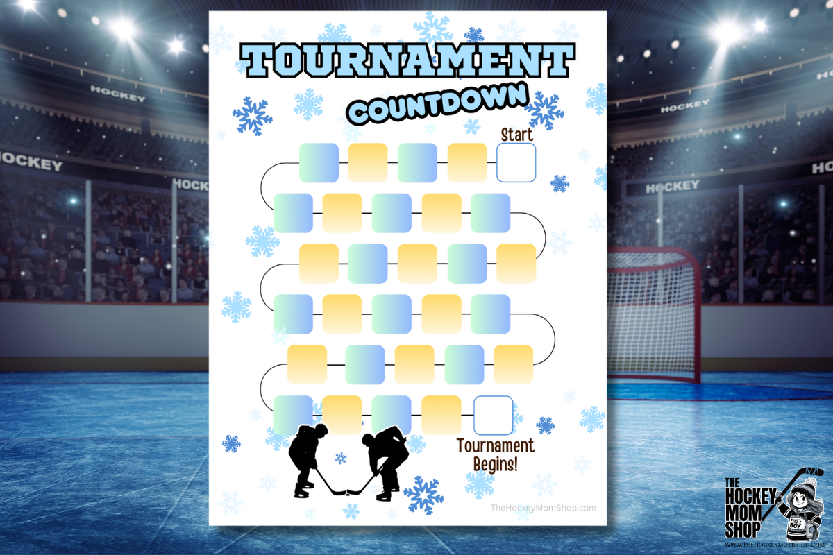 Hockey Tournament Countdown Printable – Game Day Countdown Tracker