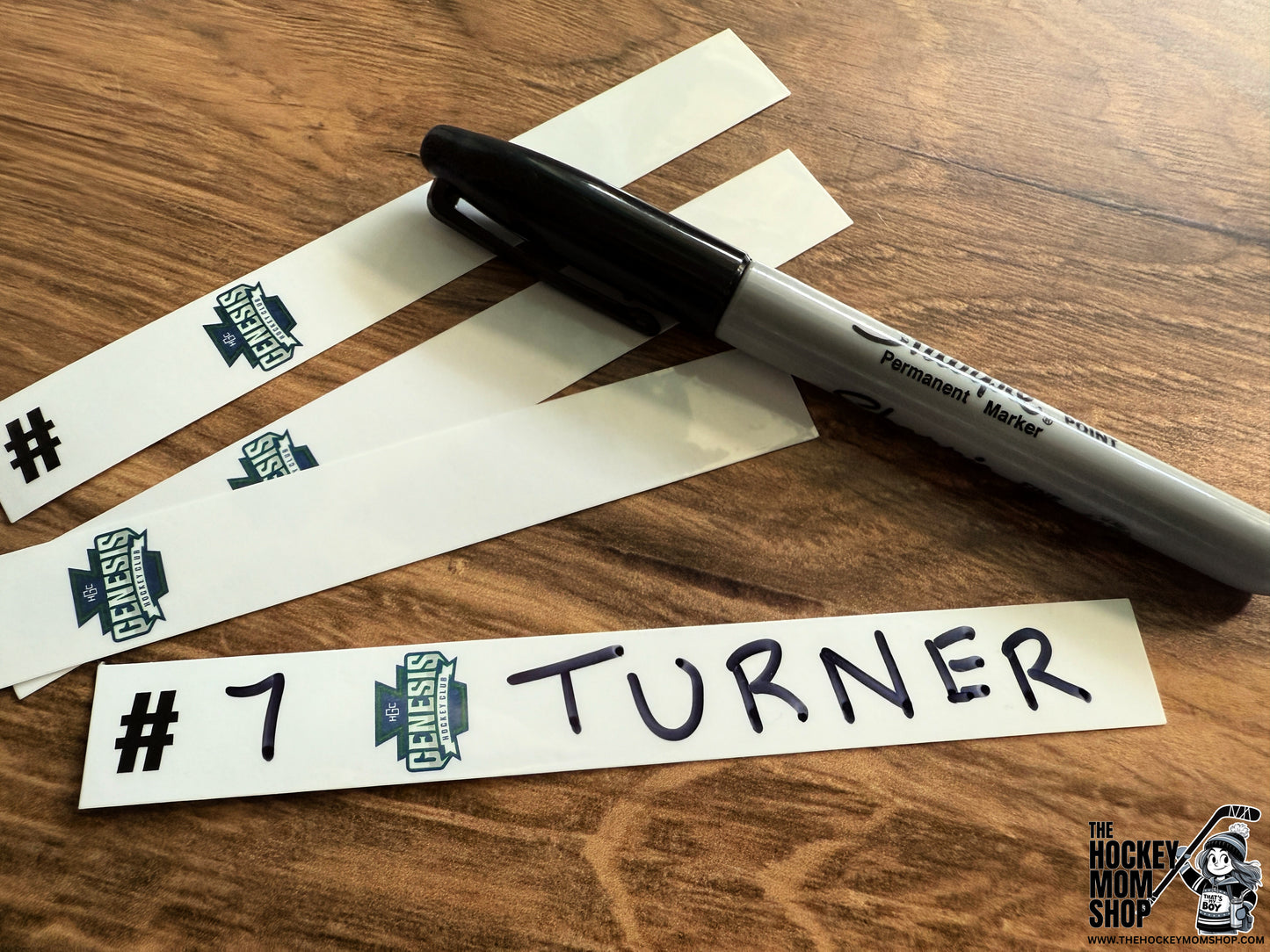 Genesis Hockey Stick Blank Name Stickers
